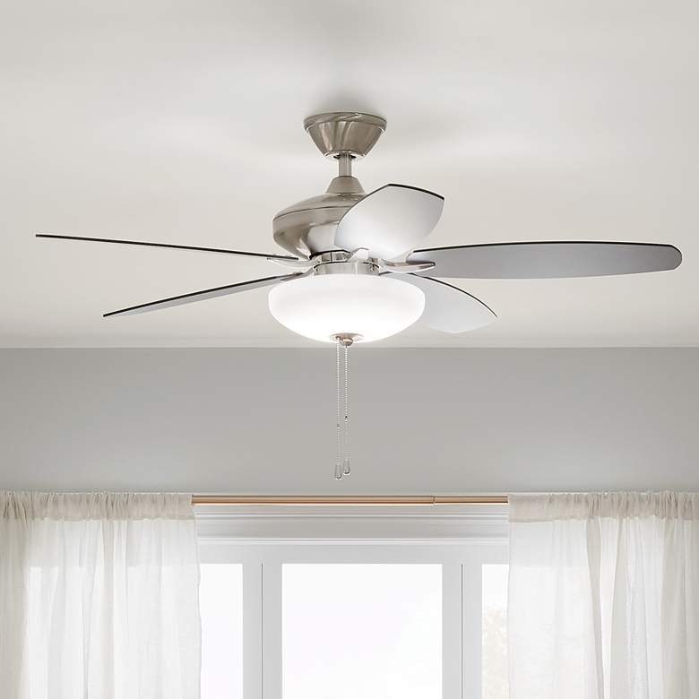 Image 6 52" Kichler Renew Select Brushed Steel 5-Blade LED Ceiling Fan more views