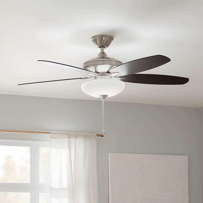 Image 7 52" Kichler Renew Select Brushed Steel 5-Blade LED Ceiling Fan more views