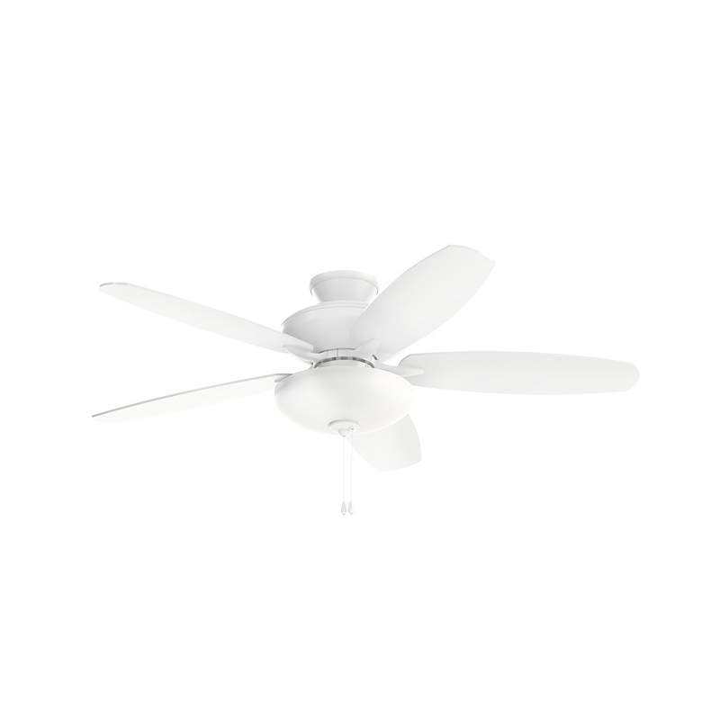Image 4 52" Kichler Renew Select Matte White LED Ceiling Fan more views