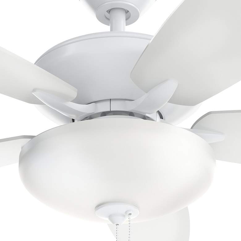 Image 5 52" Kichler Renew Select Matte White LED Ceiling Fan more views