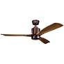 Thumbnail3 of 52" Kichler Ridley II Bronze LED Ceiling Fan with Wall Control more views