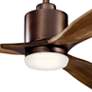 Thumbnail4 of 52" Kichler Ridley II Bronze LED Ceiling Fan with Wall Control more views