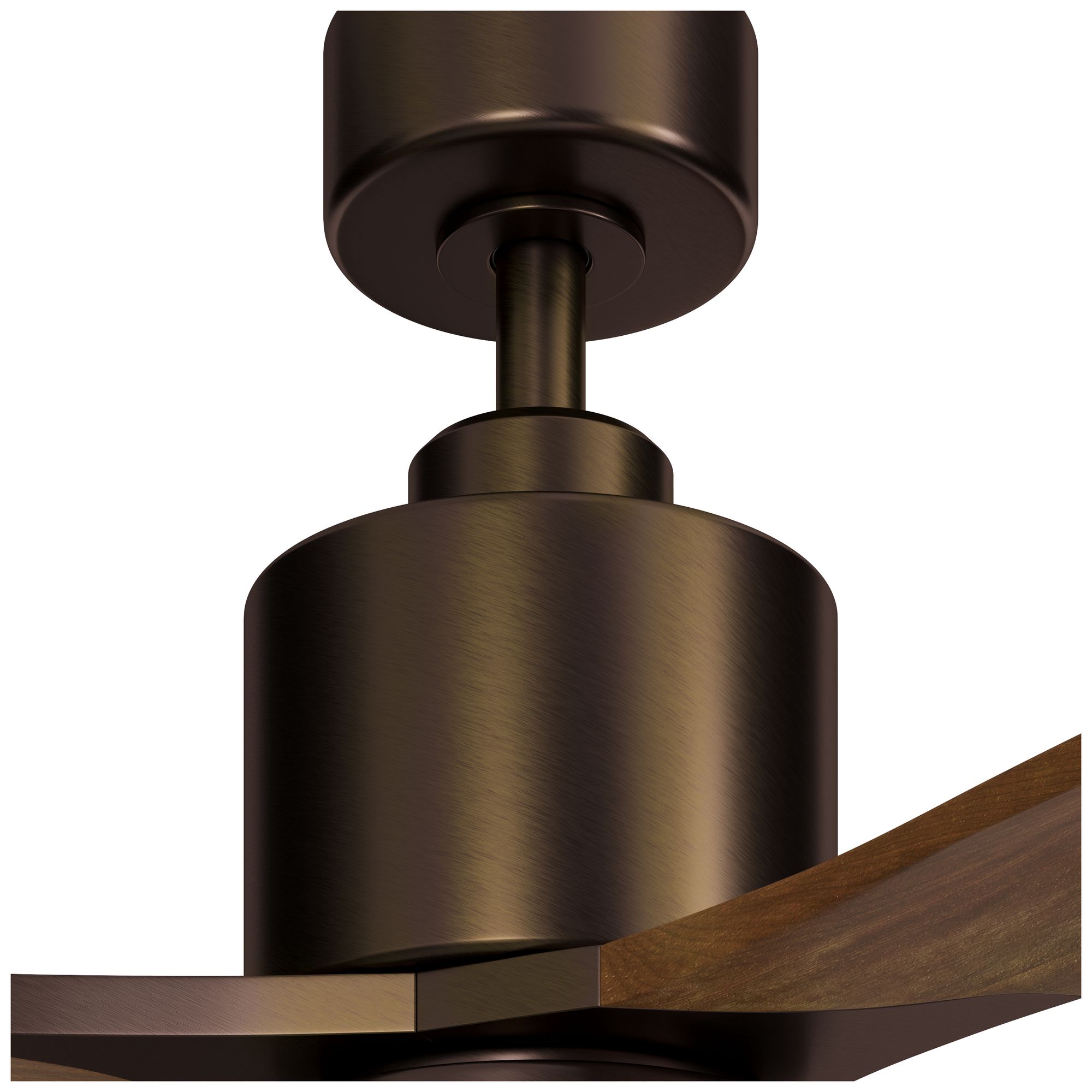 52" Kichler Ridley II Bronze LED Ceiling Fan with Wall Control