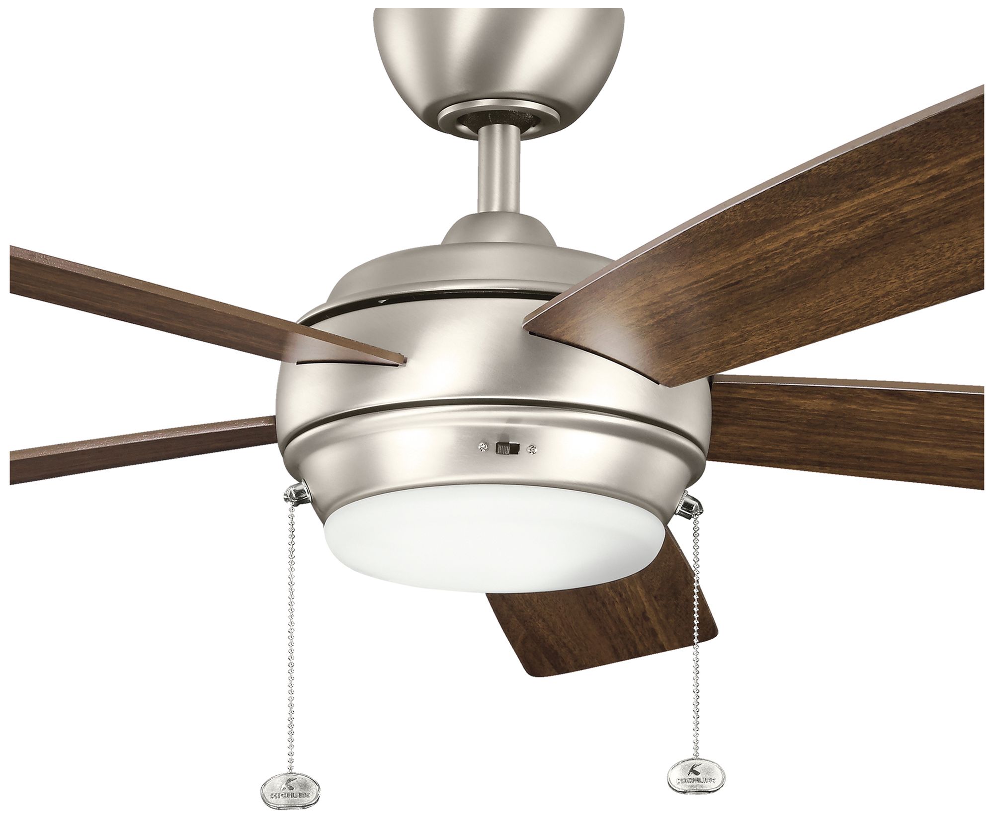 Image 7 52" Kichler Starkk Brushed Nickel LED Pull Chain Ceiling Fan more views