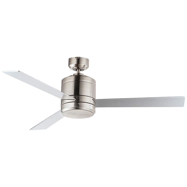 Image 1 52" Kichler Tanker Nickel Finish 3-Blade Outdoor Ceiling Fan