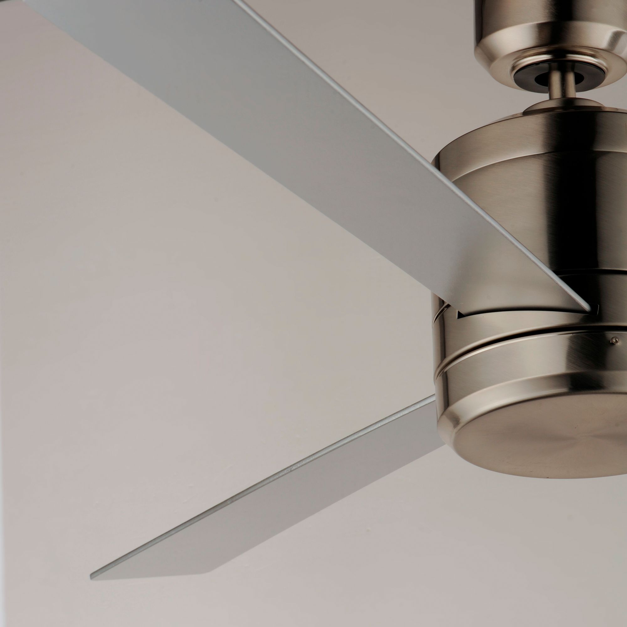 Image 3 52" Kichler Tanker Nickel Finish 3-Blade Outdoor Ceiling Fan more views