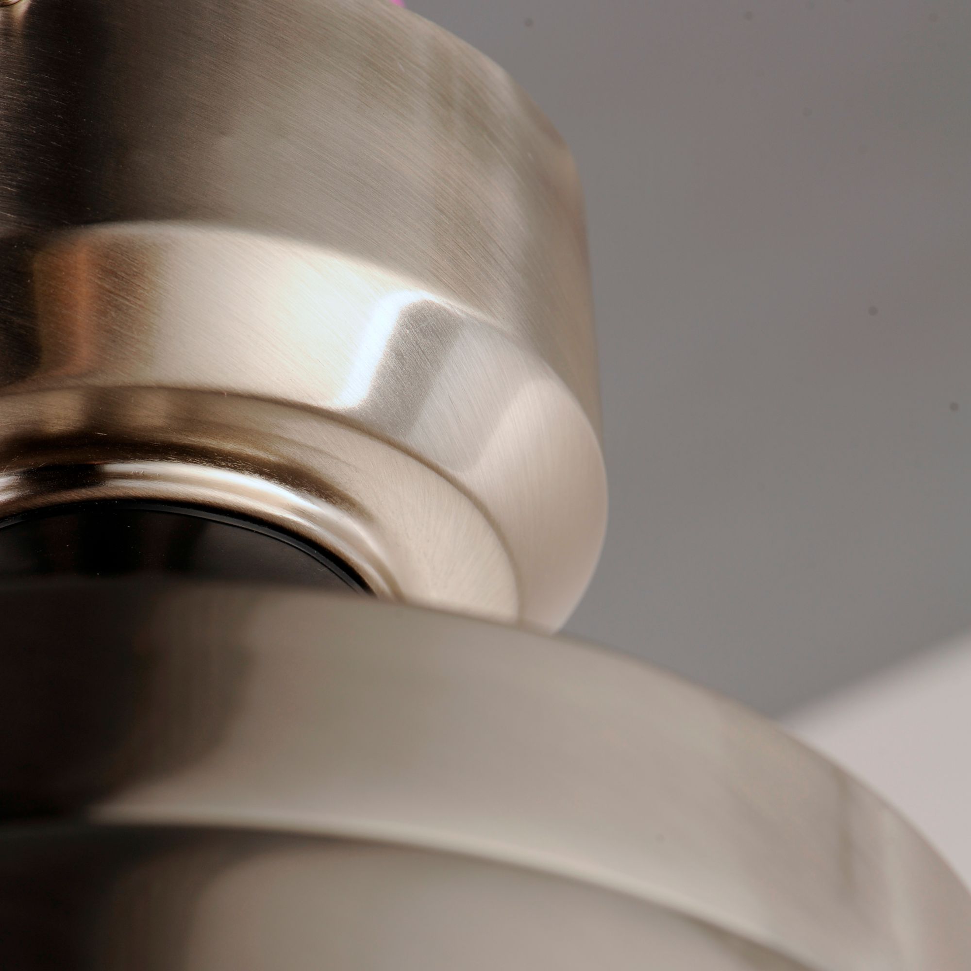 Image 5 52" Kichler Tanker Nickel Finish 3-Blade Outdoor Ceiling Fan more views