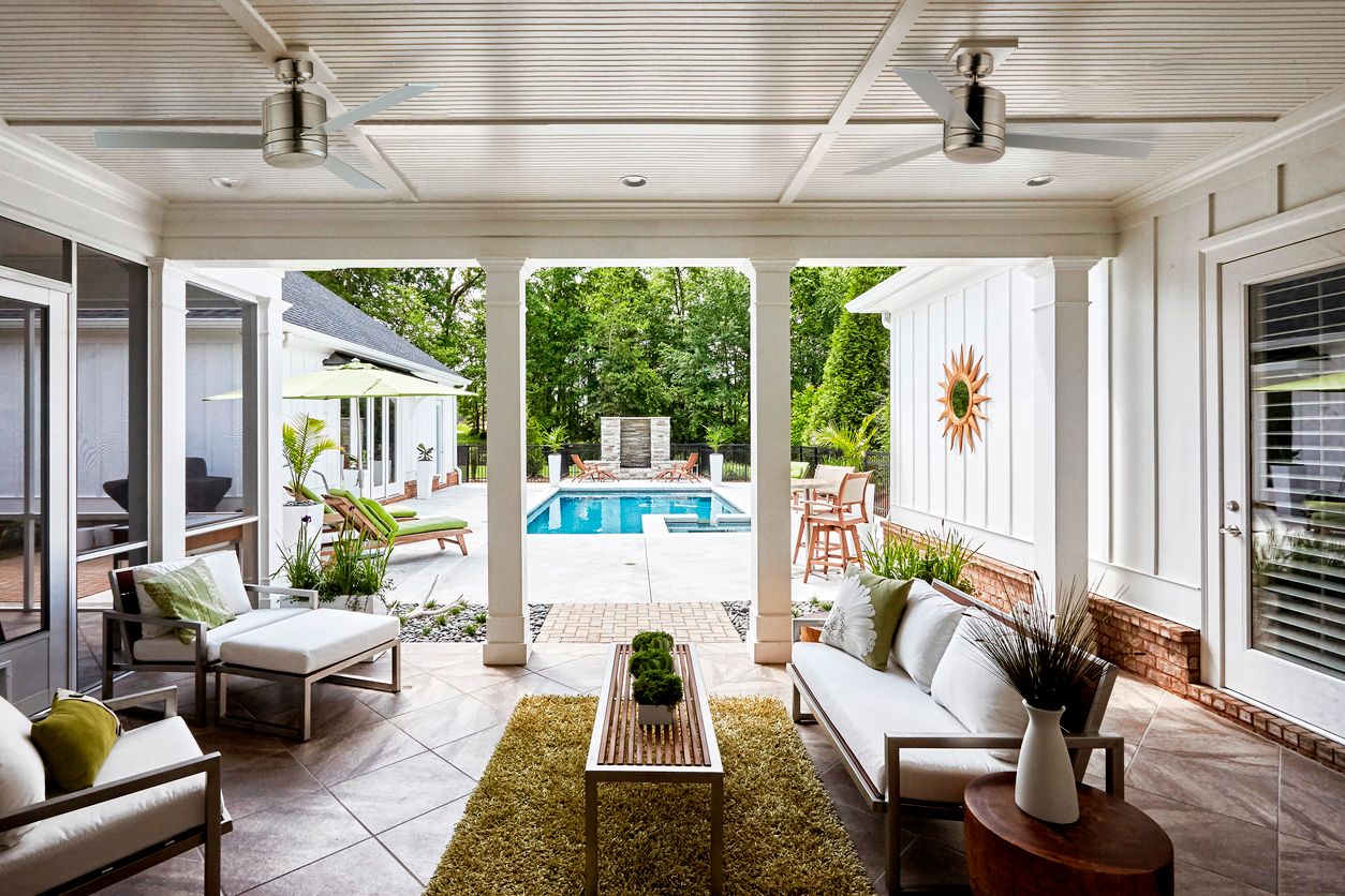 Image 7 52" Kichler Tanker Nickel Finish 3-Blade Outdoor Ceiling Fan more views