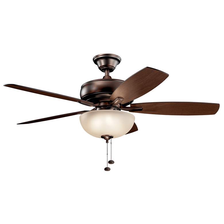 Image 1 52" Kichler Terra Select Brushed Bronze Pull Chain Ceiling Fan