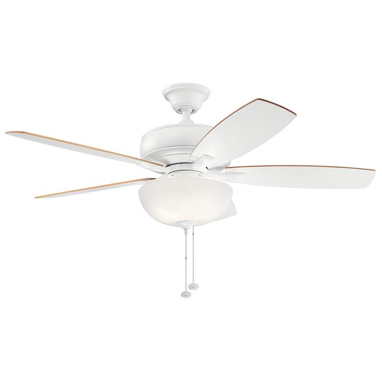Image 1 52 inch Kichler Terra Select Matte White Ceiling Fan