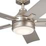2_52" Kichler Tide Brushed Nickel LED Outdoor Ceiling Fan with Remote more views