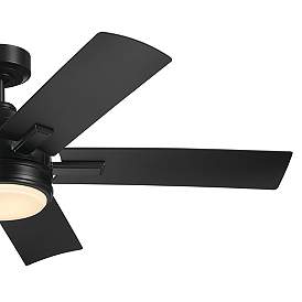 Image5 of 52" Kichler Tide Weather+ Black LED Wet Ceiling Fan with Remote more views