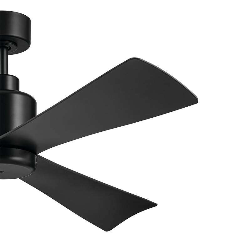 Image 2 52" Kichler True Satin Black Ceiling Fan more views