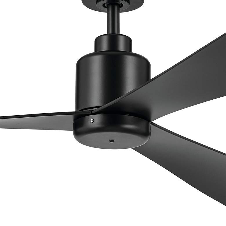 Image 3 52" Kichler True Satin Black Ceiling Fan more views