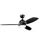 2_52" Kichler Vassar Satin Black LED Ceiling Fan more views