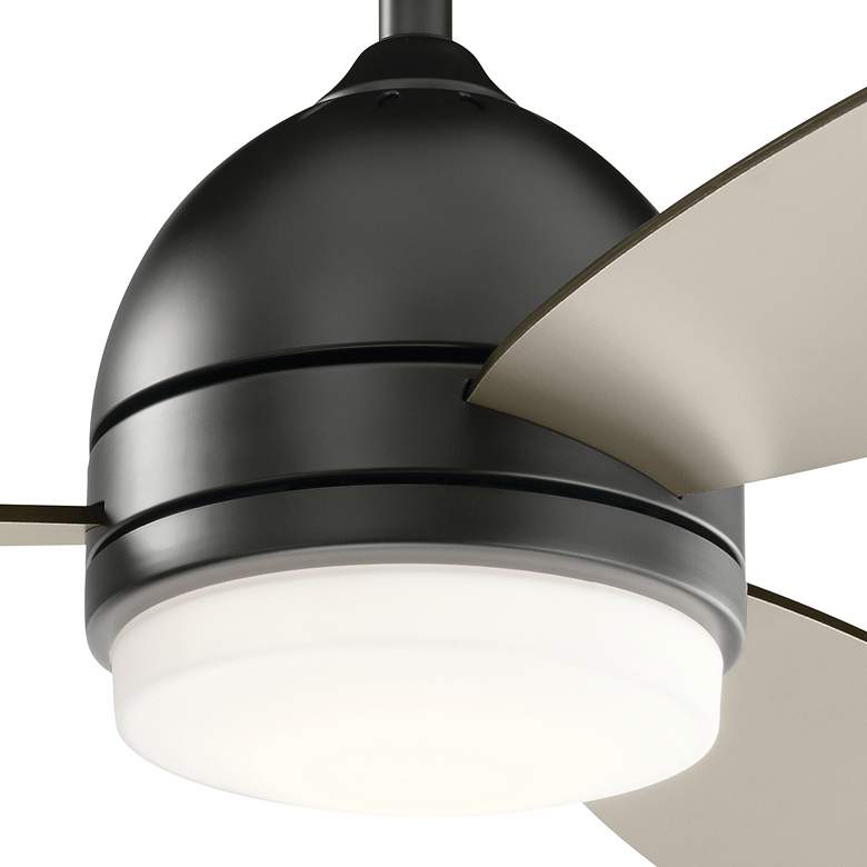 Image 3 52" Kichler Vassar Satin Black LED Ceiling Fan more views