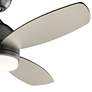 5_52" Kichler Vassar Satin Black LED Ceiling Fan more views