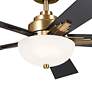 6_52" Kichler Vinea Brushed Natural Brass LED Ceiling Fan more views