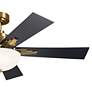 7_52" Kichler Vinea Brushed Natural Brass LED Ceiling Fan more views