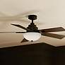 1_52" Kichler Vinea Satin Black LED Ceiling Fan