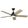 1_52" Lowden Aged Pewter and Weathered Oak LED Ceiling Fan