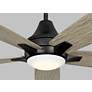 3_52" Lowden Aged Pewter and Weathered Oak LED Ceiling Fan more views
