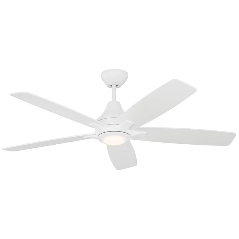 Image 1 52" Lowden Matte White LED Ceiling Fan