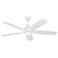 52" Lowden Matte White LED Ceiling Fan