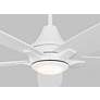 3_52" Lowden Matte White LED Ceiling Fan more views
