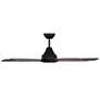 6_52" Lowden Midnight Black LED Ceiling Fan w/ Walnut Blades more views