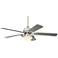 52" Marina Breeze Brushed Nickel Wet LED Ceiling Fan