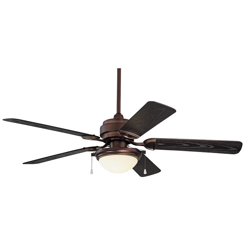 Image 2 52 inch Marina Breeze Oil Brushed Bronze Pull Chain LED Wet Rated Fan