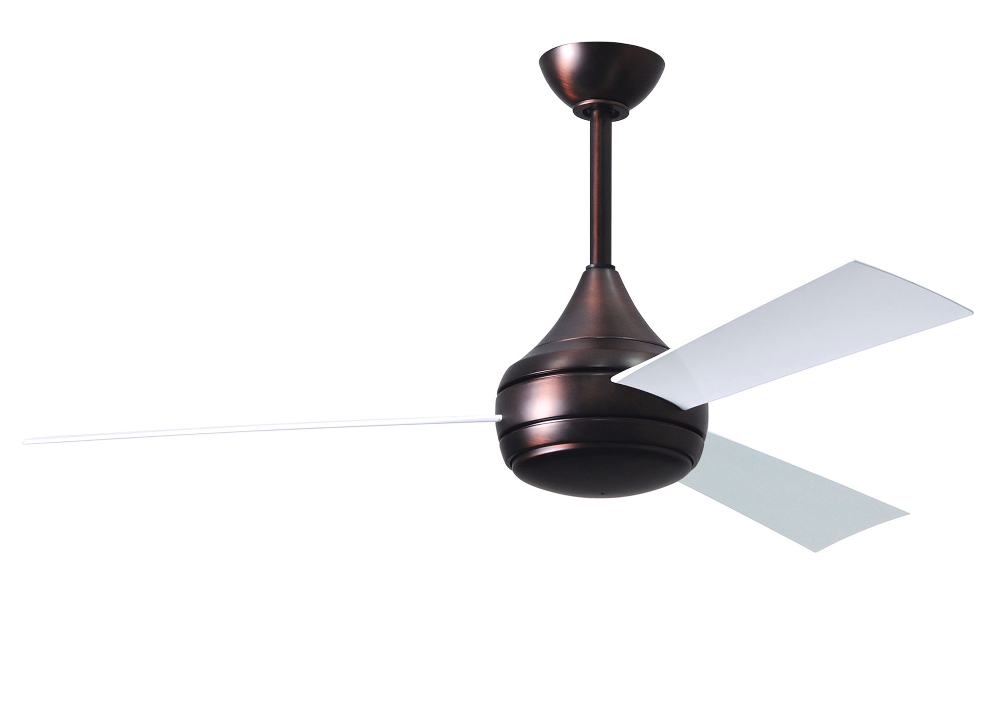 Image 2 52" Matthews Donaire Brushed Bronze LED Light 3-Blade Ceiling Fan more views