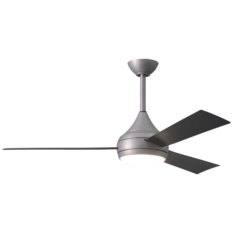 Image 1 52 inch Matthews Donaire Brushed Nickel LED Light Ceiling Fan