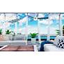 52" Matthews Donaire Brushed Nickel LED Light Ceiling Fan
