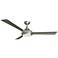 52" Matthews Donaire Brushed Stainless LED Wet Ceiling Fan with Remote