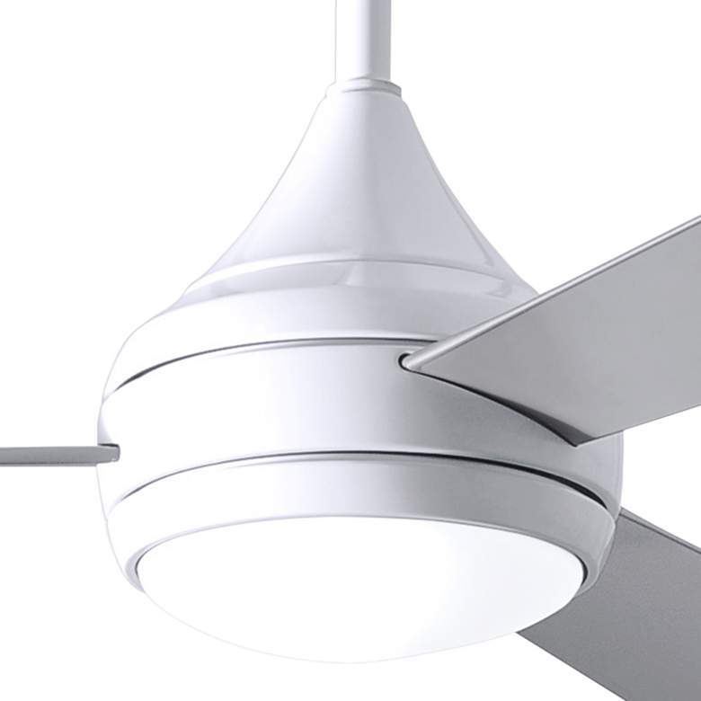 Image 2 52" Matthews Donaire Gloss White LED Ceiling Fan more views