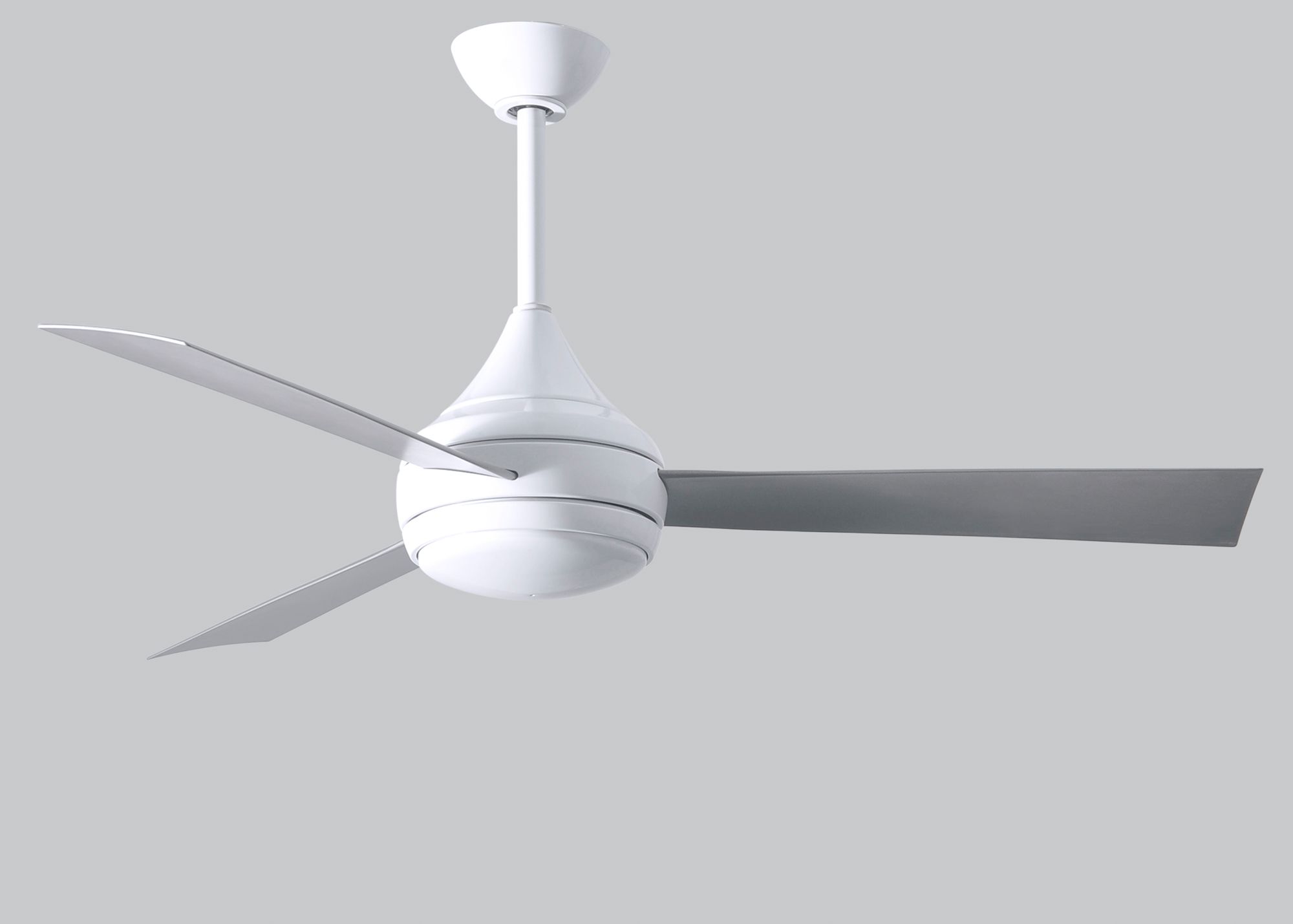 52" Matthews Donaire Gloss White LED Ceiling Fan