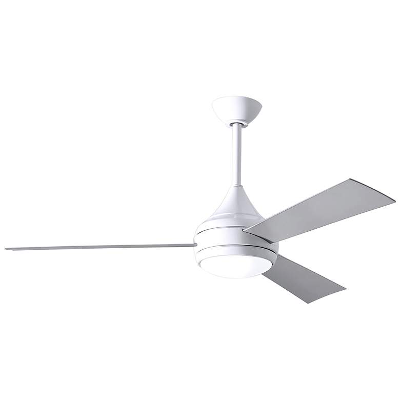 Image 4 52" Matthews Donaire Gloss White LED Ceiling Fan more views