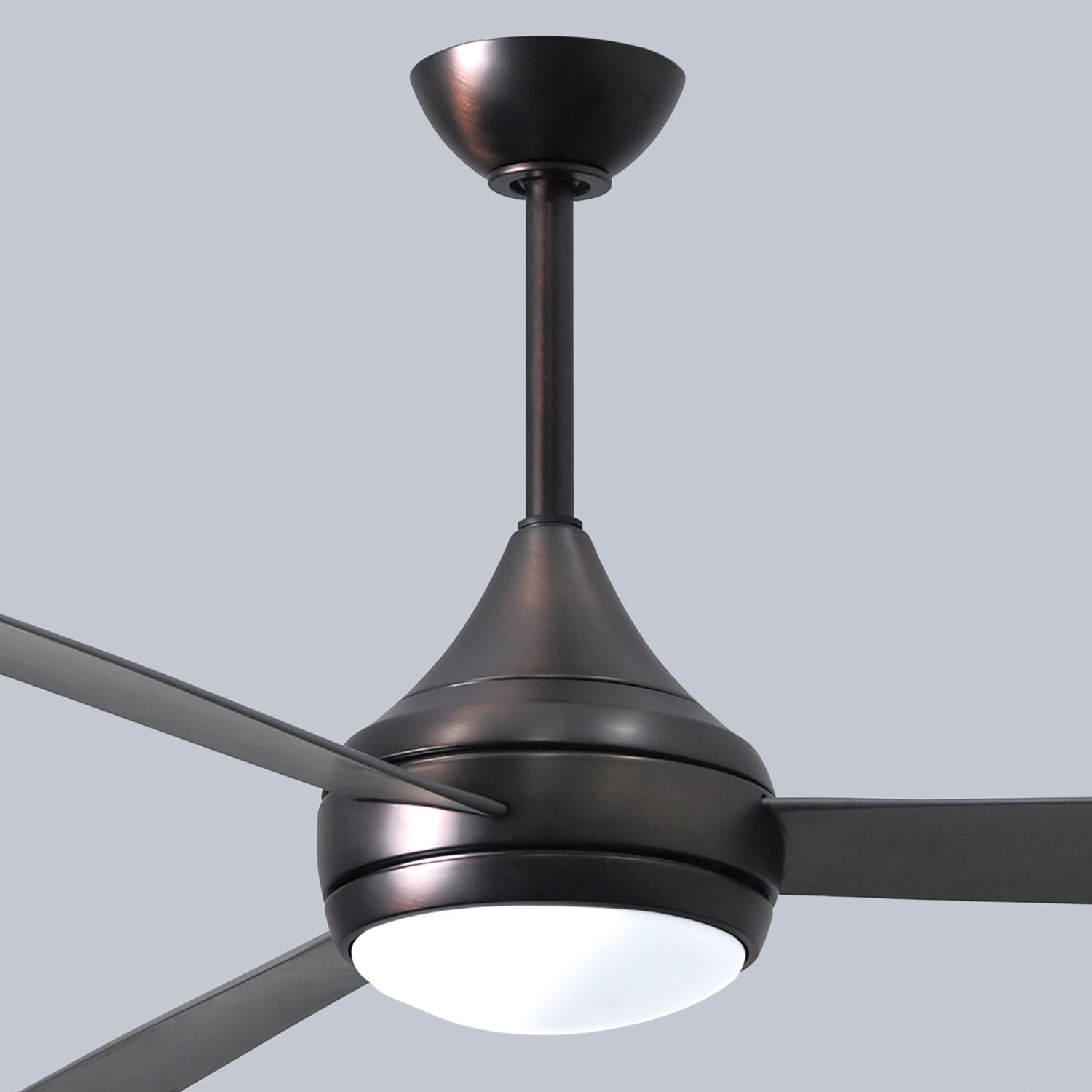 52" Matthews Donaire LED 3-Blade Matte Bronze Indoor Ceiling Fan