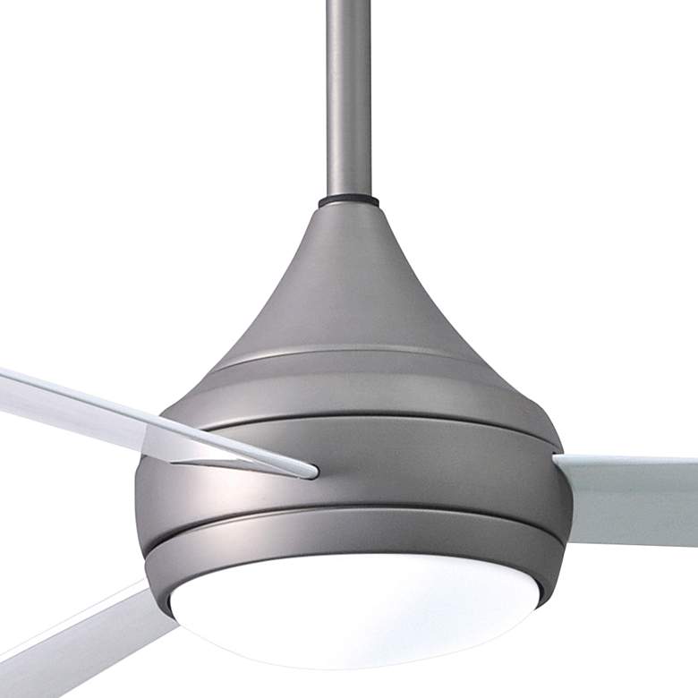 Image 2 52" Matthews Donaire LED 3-Blade Matte Silver Indoor Ceiling Fan more views