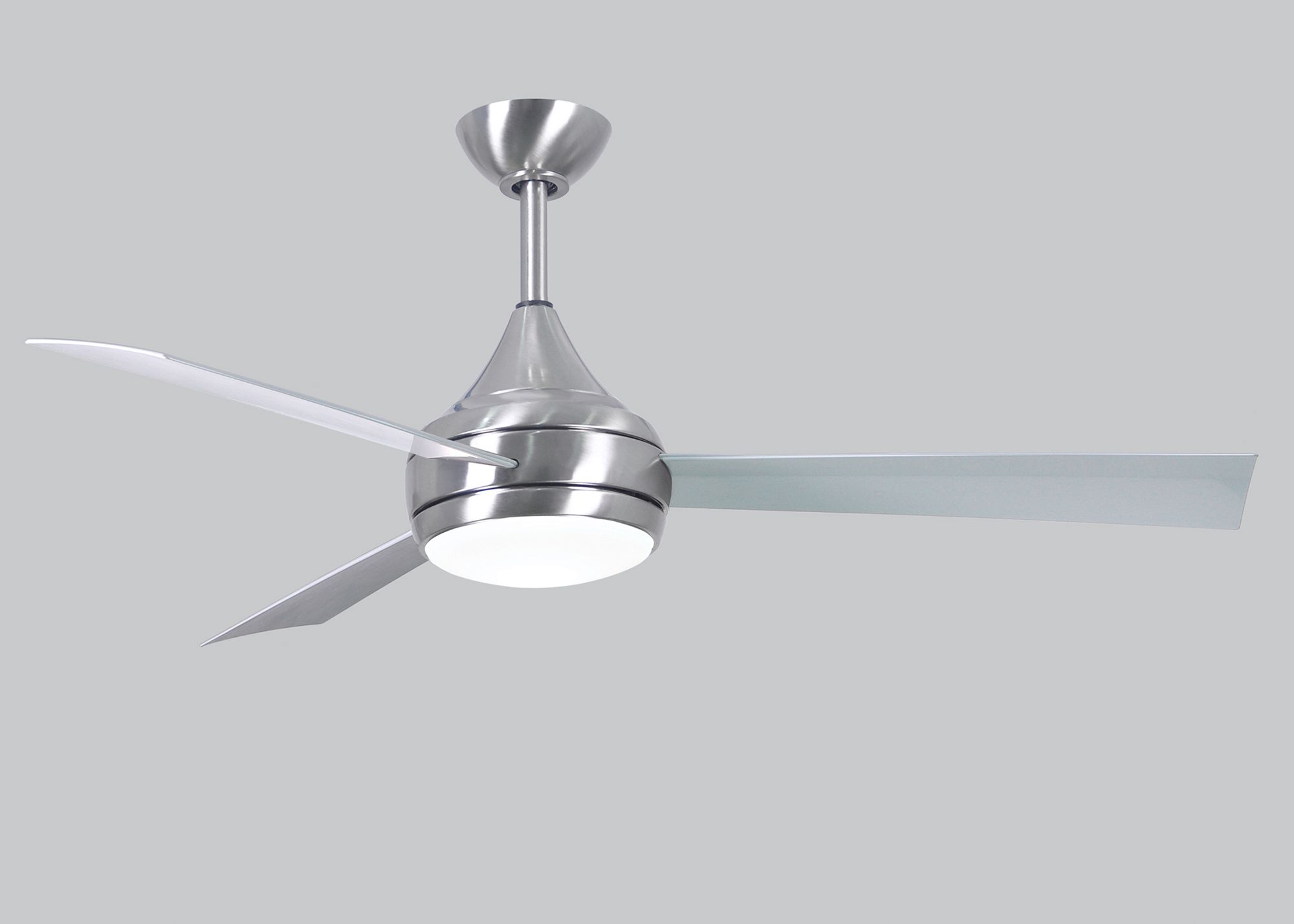 52" Matthews Donaire LED 3-Blade Matte Silver Indoor Ceiling Fan