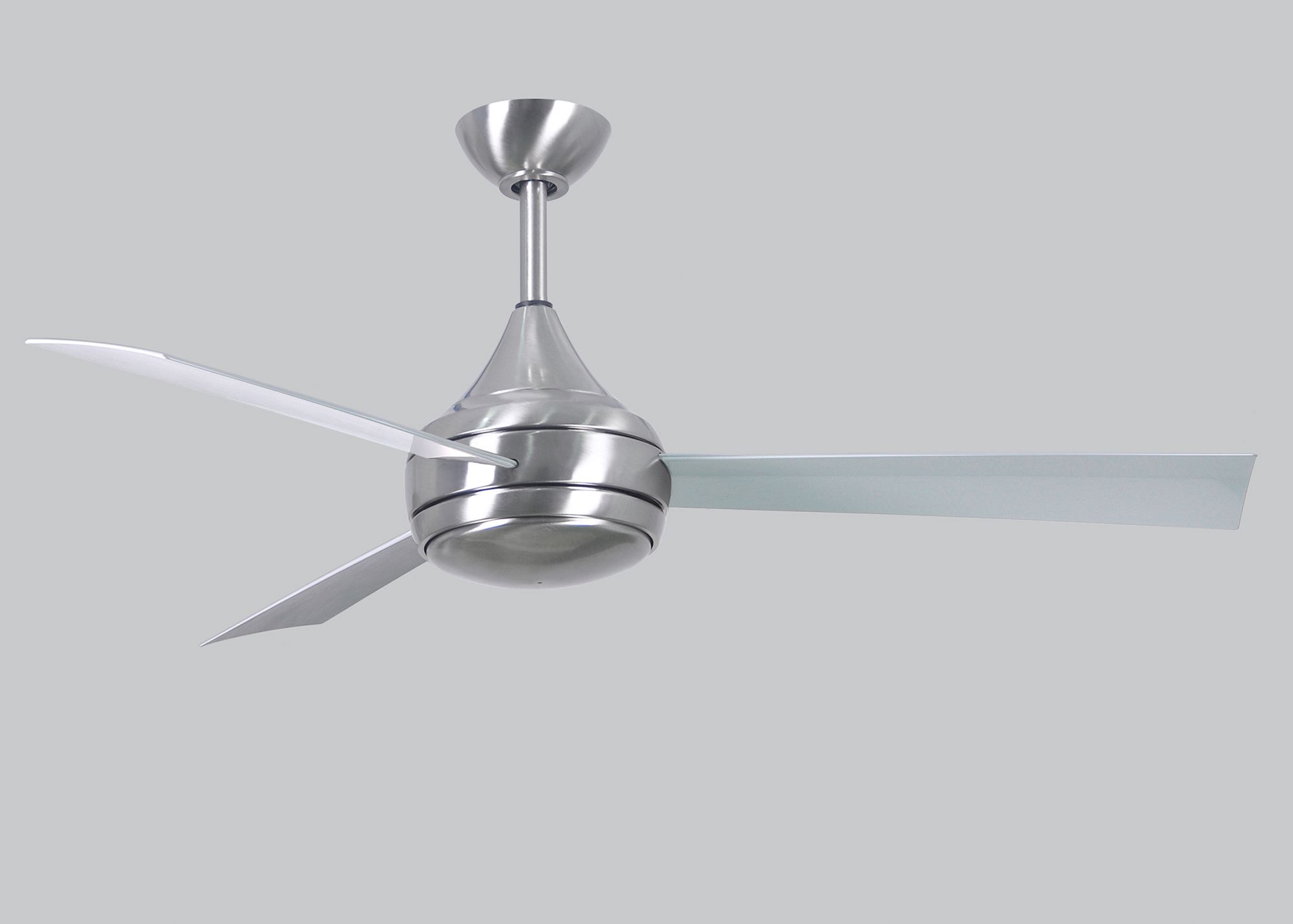 52" Matthews Donaire LED 3-Blade Matte Silver Indoor Ceiling Fan