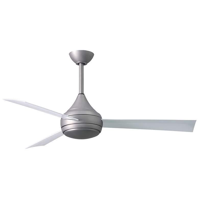 Image 3 52" Matthews Donaire LED 3-Blade Matte Silver Indoor Ceiling Fan more views