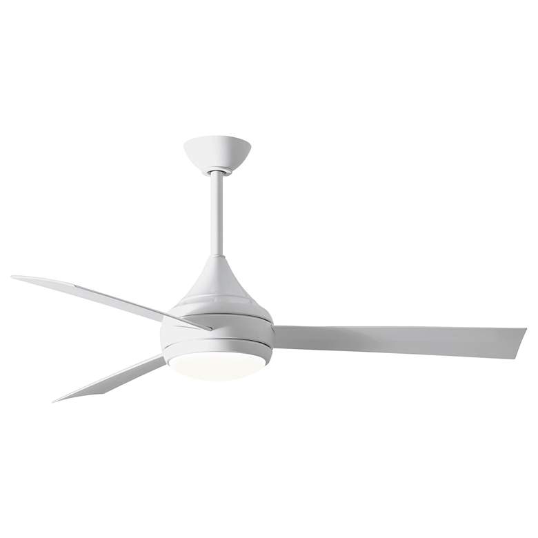 52&quot; Matthews Donaire Marine Grade White Ceiling Fan with Remote