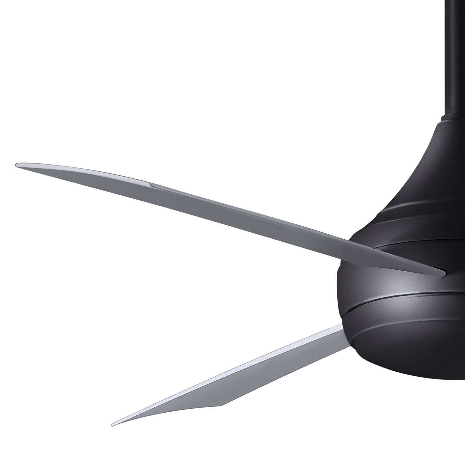 52" Matthews Donaire Wet LED Black Silver Ceiling Fan with Remote