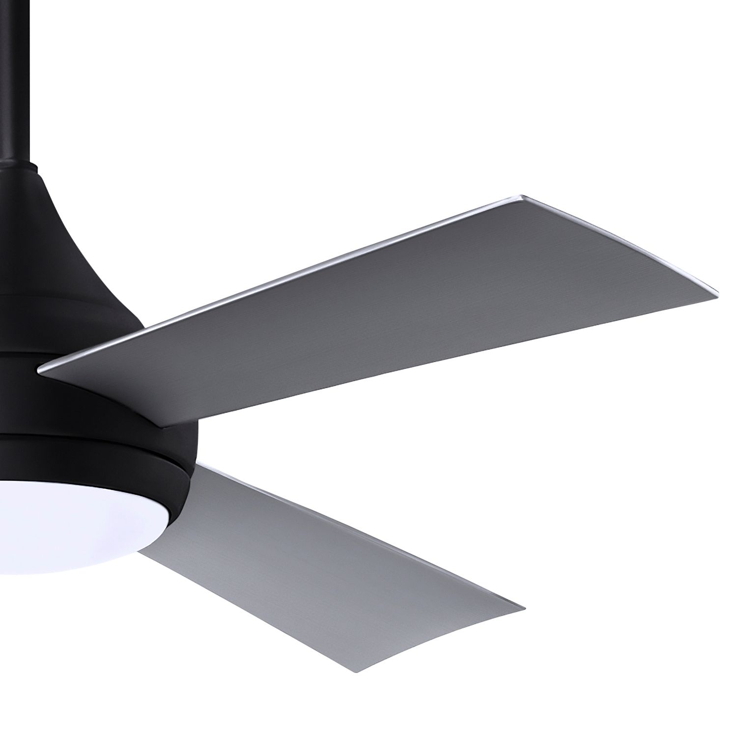 52" Matthews Donaire Wet LED Black Silver Ceiling Fan with Remote