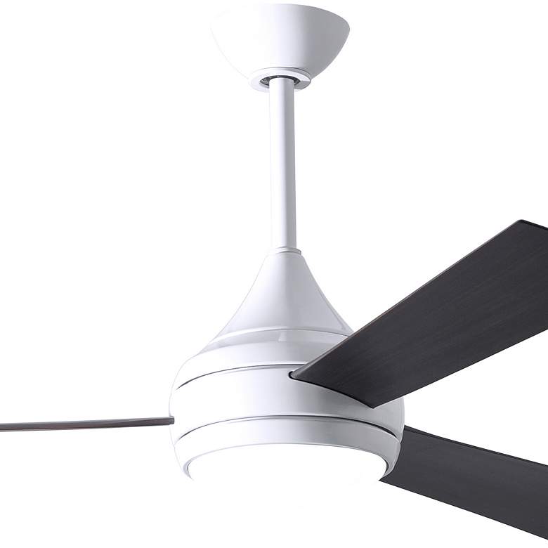 Image 3 52" Matthews Fan Donaire Gloss White Finish LED Light Ceiling Fan more views
