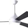 3_52" Matthews Fan Donaire Gloss White Finish LED Light Ceiling Fan more views