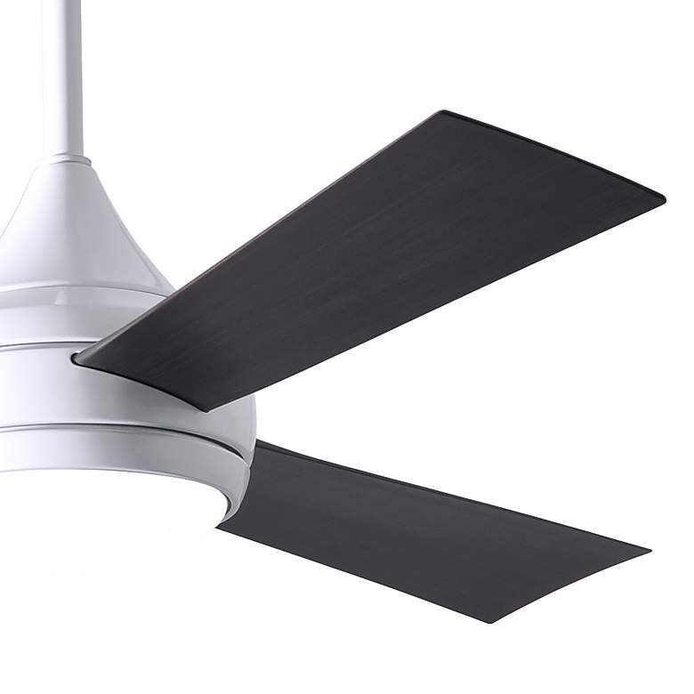Image 4 52" Matthews Fan Donaire Gloss White Finish LED Light Ceiling Fan more views
